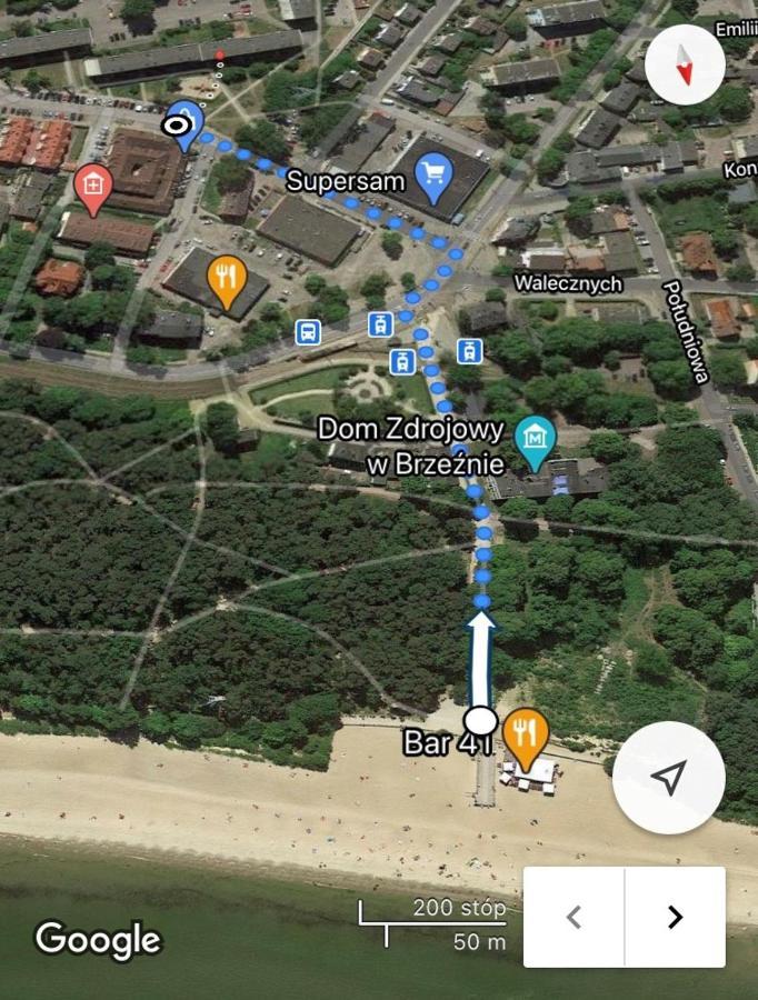 Apartament Blisko Morza I Parku Gdansk Brzezno 外观 照片